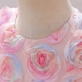 thumbnail image 4 of HAWEE Bébé Girls Fleur Dress Bambin Enfants Volants Fête Mariage Princesse Robes Tutu Pageant Robe avec Bandeau, 4 of 7