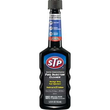 STP Super Concentrated Fuel Injector Cleaner 5.25 FL OZ For Automotive Additive