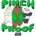 thumbnail image 2 of Junior's We Bare Bears St. Patrick's Day Pinch Proof  Graphic Tee White Large, 2 of 3
