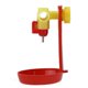 thumbnail image 5 of Juego de 10 vasos para beber para pollos, bebedero automático para tetina para aves de corral, taza colgante, accesorios para granja (bebedor de bolas de acero de tres vías), 5 of 8