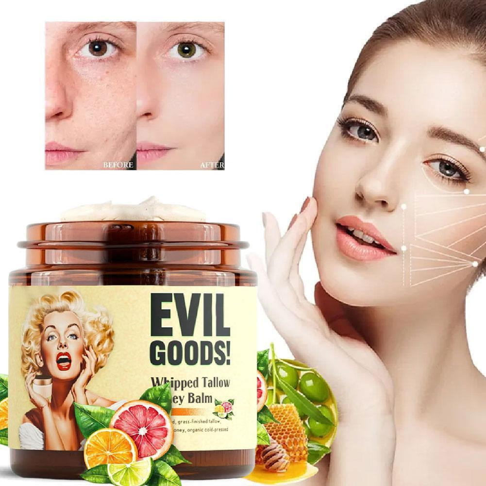 Organic Moisturizing Cream Grass Fed Beef Tallow Body Care Balm with ...
