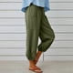 thumbnail image 3 of WILLBEST Pantalones Casuales para Mujer, Cintura Elástica, Corte Holgado, Cómodos, con Bolsillos, para Uso Diario Extra Grande, 3 of 7