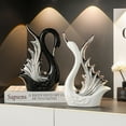 thumbnail image 3 of Swan-themed home decor items, creative living room TV cabinet, entryway decorations, housewarming gifts, ceramic ornaments., 3 of 6