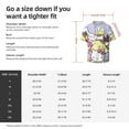 thumbnail image 5 of Lsque Sanrio print Men's Cuban Collar Short Sleeve Shirt Summer Beachwear Casual Button Down Fashionable Vacation Leisure Shirt-X-Large, 5 of 7