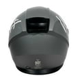 thumbnail image 5 of Westt Full Face Helmet - Motorcyle Helmet with Dual Visor DOT Approved - Grey M, 5 of 9