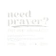 thumbnail image 2 of Graphic Printed - Prayer Works Campaign Tee 2.0, Need Prayer Back Side Graphic Printed T-Shirt, Casual Sweatshirt - Men & Women 100% Cotton Loose sports T-shirt, 2 of 7