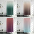 thumbnail image 3 of KYAIGUO 71x71inch Simple Gradient Shower Curtain Home Decoration Waterproof Bathroom Supplies, 3 of 5