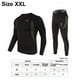 thumbnail image 2 of Conjunto de ropa interior térmica para hombre, ropa interior deportiva larga con forro polar de invierno, secado rápido, 2 of 5