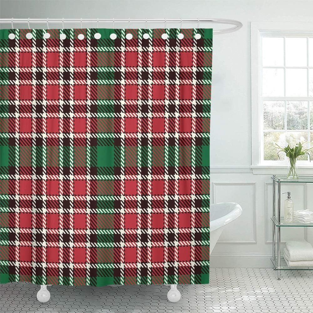 PKNMT Buffalo Tartan Red Black Green White Plaid Flannel Patterns