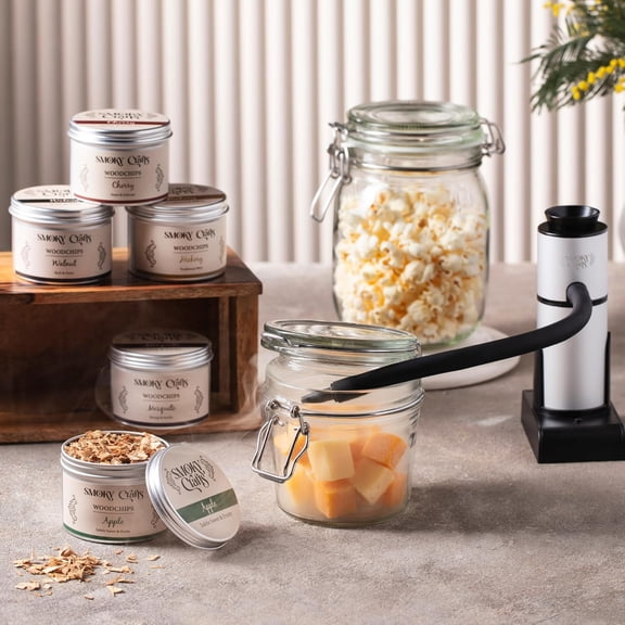 Smoking Gun Food Smoker with Wood Chips - Smoke Gun for Cocktails and Food - Whiskey Smoker Infuser (Torch Not Required)