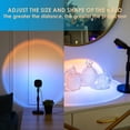 thumbnail image 4 of Sunset Lamp, Romantic Sunset Projector, 180 Degree Rotation Romantic Nightlight USB Charging, Adjustable Height, for Photography, Selfie, Tiktok and Home Decor (Coastline), 4 of 6