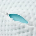 thumbnail image 5 of 47" x 8" Memory Foam Bolster Pillow, Cylinder Body Pillow - Ergonomically Designed, White Cover, 5 of 6