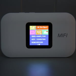 Mobile Wi Fi Hotspot,Mobile WiFi Hotspot with GLTE Mobile Wi Fi Hotspot Portable Wi Fi Routerwith SIM Card Slot Seamless Integration