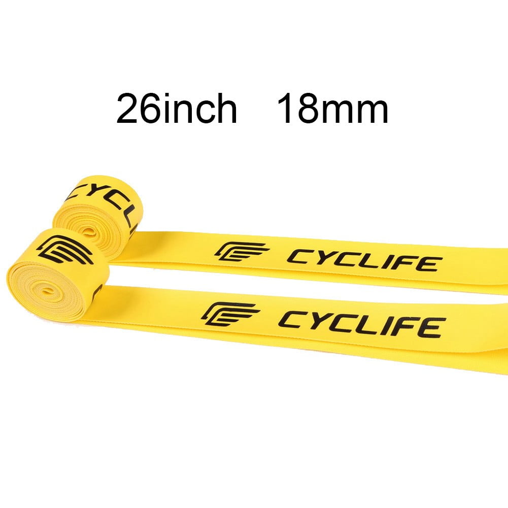 Details about   2Pcs PVC Bicycle Tire Rim Liner Anti Puncture Tape Mountain Bike Inner Tube Pad 