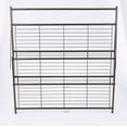 thumbnail image 2 of House 2 Home 27" Long 3 Tiers Foldable Metal Shelf / Shoe Rack, Powder Coated Bronze Paint., 2 of 6