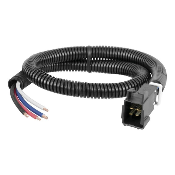 Curt Manufacturing Cur51516 Universal 2' Brake Control Harness with Quick Plug, Packaged