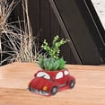 thumbnail image 3 of Shisuyan Pot de Fleurs Rétro Créatif pour Plantes Succulentes Micro Paysage Jardinières Bonsaï Cadeau (Rouge), 3 of 8
