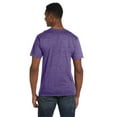 thumbnail image 2 of The Gildan Adult Softstyle 45 oz V-Neck T-Shirt - HEATHER PURPLE - S, 2 of 4