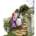 thumbnail image 4 of The Bradford Exchange Thomas Kinkade The Life of Christ Hand Painted Sculptural Masterpiece A Celebration of His Infinite Love Religious Statue Illustrating 5 Biblical Life Events of Jesus 12"-Inches, 4 of 5
