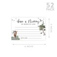 thumbnail image 5 of Koyal Wholesale Share a Memory Cards, Woodland Animals Cards for Wedding, Baby Life Memories, 4" x 6", 52-Pk, 5 of 5