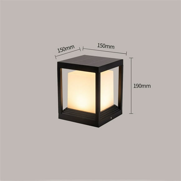 Outdoor Solar Post Cap Lights IP65 Waterproof LED Deck Fence Solar Lantern Post Light for Posts Patio Lawn Garden Bollards Light