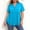 bleu, variante sur Jacenvly Hauts pour Femmes Liquidation Hauts pour Femmes Grande Taille Couleur Unie Décontracté Haut Boutonné Hauts pour Femmes en Liquidation