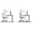 thumbnail image 4 of mmirethe Adjustable Foot Rest-- Improved Posture Solemassage Thicken Plastic for Work Black, 4 of 9