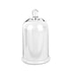 thumbnail image 2 of Candelabro de cúpula de vidrio cloche con asa en la parte superior, cúpula de campana de vidrio con base para blanco, 2 of 9