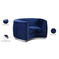 thumbnail image 5 of Meridian Furniture Julian Navy Velvet Chair, 5 of 8