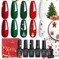 thumbnail image 1 of Set de Esmaltes en Gel Navidad Colección Eif de Beetles con Regalo, 1 of 7