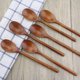 thumbnail image 2 of Cucharas de madera, paquete de 6 cucharas de sopa de madera de 9 pulgadas, utensilios de cocina, 2 of 5