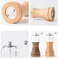 thumbnail image 5 of 1Pc Wood Salt and Pepper Grinder Manual Flax Seed Mill Adjustable Coarseness Household Grinding Bottle Hand Crank Spice Mill (Retro Color), 5 of 7