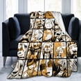 thumbnail image 2 of My Hero Academia Throw Blanket, Anime Blanket, Cozy Soft Lightweight Flannel Blankets For Couch Sofa Bed, 280 Gsm Plush Fuzzy Blanket, 2 of 9