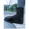 thumbnail image 4 of Funda impermeable para zapatos, antideslizante, impermeable, resistente al desgaste, funda para zapatos para la lluvia para montar al aire libre, funda para zapatos para la lluvia para adult, 4 of 5