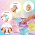 thumbnail image 3 of Fidget Toy niaosiben 24 piezas Cubos de Hielo con Brillo 2,5 cm, 3 of 7