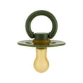 thumbnail image 3 of Itzy Ritzy Natural Rubber Pacifiers Set of 2 – Natural Rubber Newborn Pacifiers with Cherry-Shaped Nipple & Large Air Holes for Added Safety; Set of 2 in Camo & Midnight, Ages 0 – 6 Months, 3 of 8