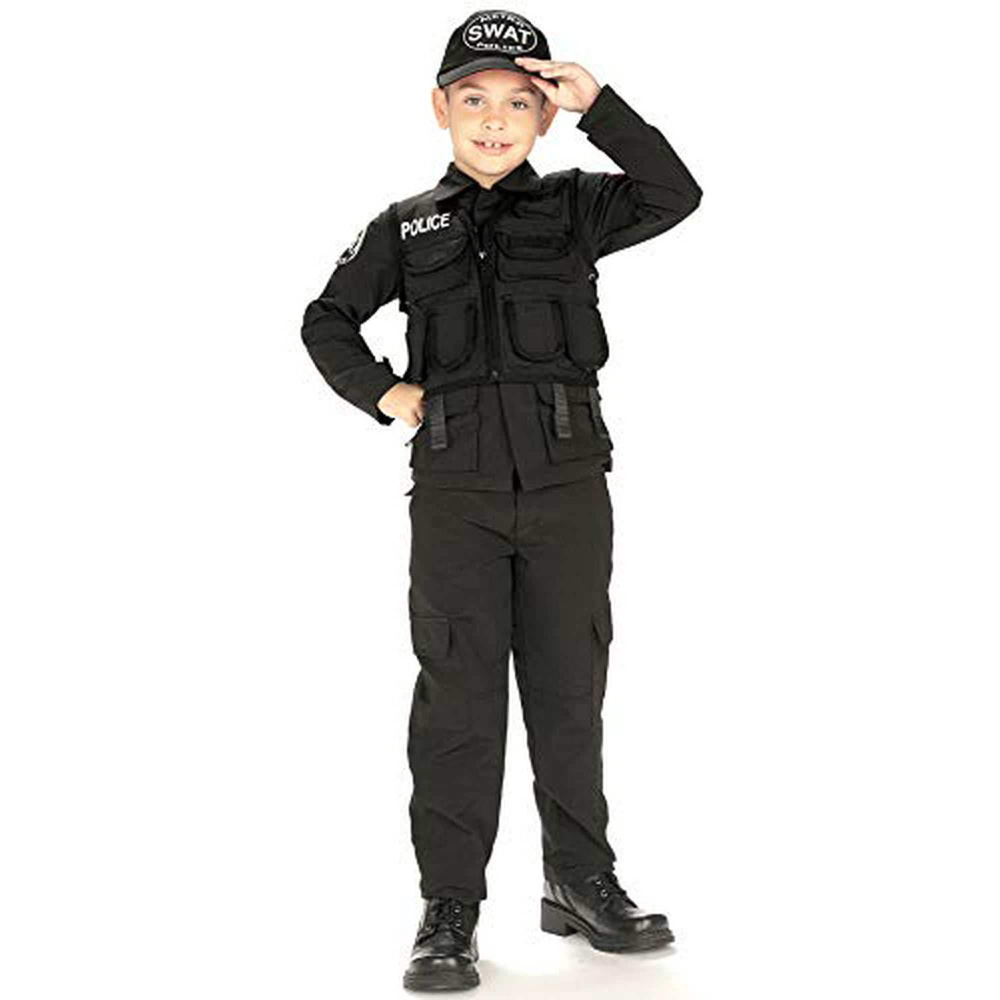 Déguisement de police SWAT Young Heroes pour enfant Taille M
