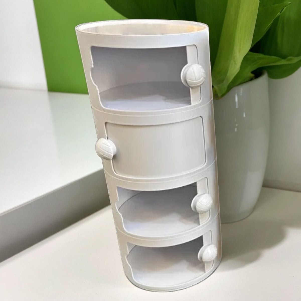 BRIA ROUND STORAGE IN YELLOW