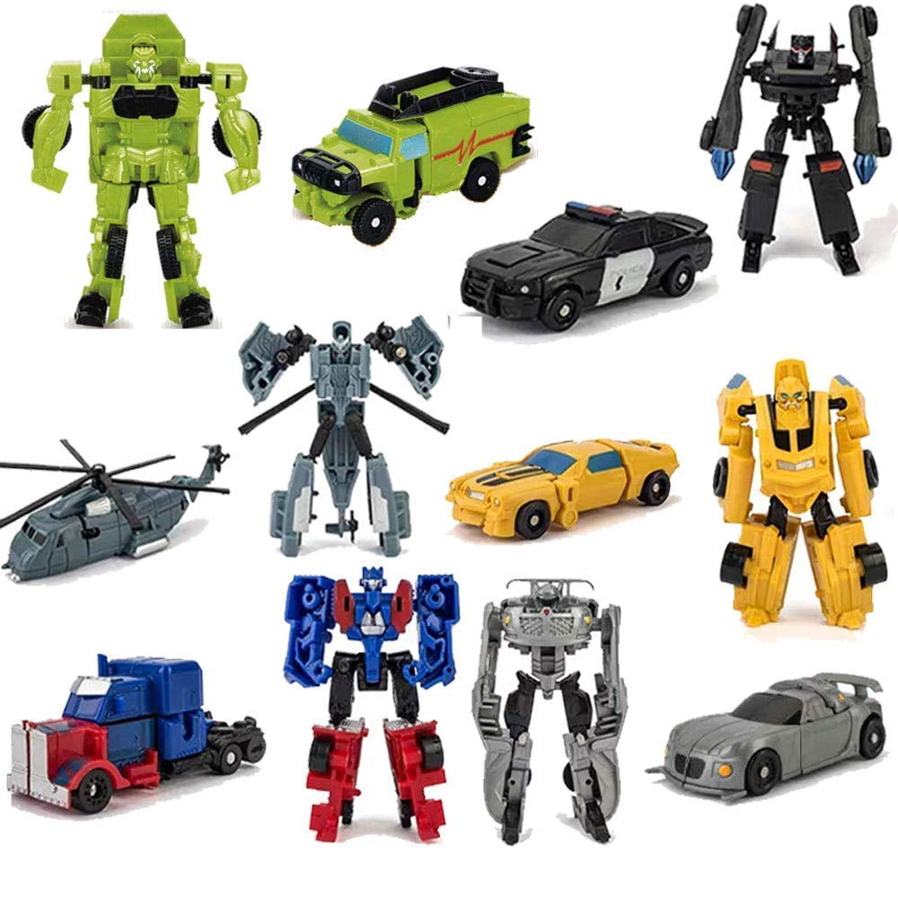 Details about   Electric deformation robot toy light music children toy universal car model gift 