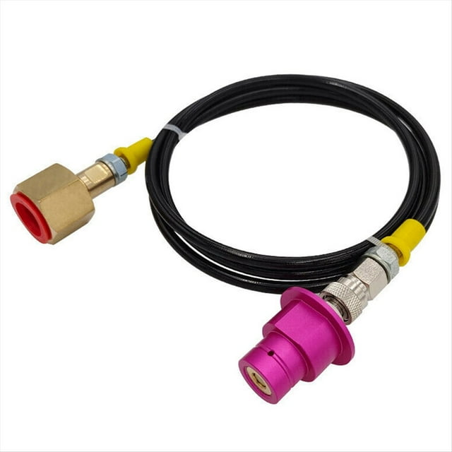 Adaptador de ConexióN RáPida CGA320 Terra DUO Art Al Kit de Manguera Adaptador de Tanque de Co2 Externo