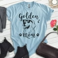 thumbnail image 2 of Golden Mom T-shirt, Unisex Women's Shirt, Golden Retriever Owner, Best Dog Mom Gift, Heather Light Blue, Large, 2 of 6