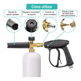 thumbnail image 3 of Kit de Pistola de Espuma BLOOSOM 10 Uds Blanco Negro, 3 of 5