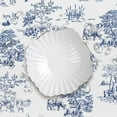 thumbnail image 4 of Rustic Oval Tablecloth 60x84 Inch,Blue and White Country Tablecloth Classic French Village Print Polyester Waterproof Table cloth for Farmhouse Kitchen Decor/Indoor and Outdoor Tables/Parties/Picnics, 4 of 6