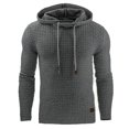 thumbnail image 2 of ITFABS Male Plain Color Hoodie Sweatshirt, Gym Sports Work Top Cloth, 2 of 2