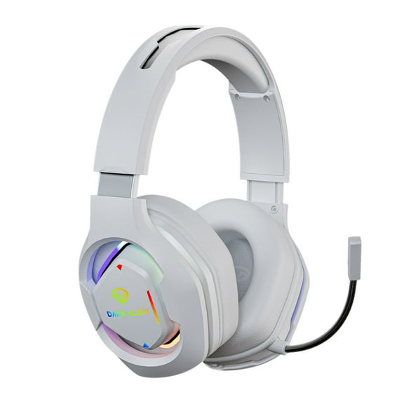 Foqnuq RGB Gaming Headset Noise Cancelling Over-Ear Headphones 7.1 Surround Sound Wired for PC, PS5, and Gaming with Microphone