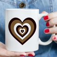 thumbnail image 6 of Cute Brown Heart Aesthetic 11oz Coffee Mug - Love You Mug Christmas Mug Birthday Gifts for Women Mom Girlfriend Aunt Sister Coworker, 6 of 6