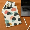 thumbnail image 5 of FORMRS A4 Clipboard Folder with Pen Holder Horizontal Foldable School Office Binder, Simple Clouds, 5 of 9