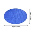 thumbnail image 5 of Pool Liner Pad Thicker, 8ft 9.8ft 11.8ft 15ft Seamless Above Ground Pool Liner, Puncture Protection,Pool Tarp for Above Ground Swimming Pools,Extend Liner Life, 5 of 7