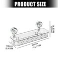 thumbnail image 5 of YongCo Strong Suction Cup Shelf No Drilling Rack Bathroom Organizer For Shower Storage, 5 of 8
