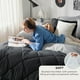 thumbnail image 3 of Juego de edredón Bedsure Queen reversible negro, 7 piezas, 3 of 7